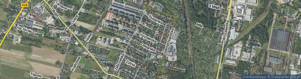 Zdjęcie satelitarne Inżynierska ul.